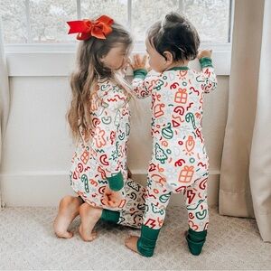‘Doodle Christmas’ Toddler Pajama Set